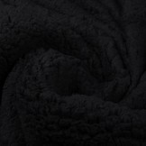 Teddystoff Schwarz