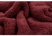 Curly Teddy Dark Red