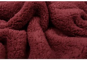 Curly Teddy Dark Red