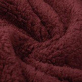 Curly Teddy Dark Red