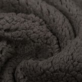 Teddystoff  Dunkeltaupe