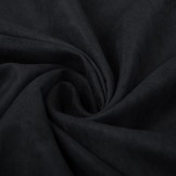 Cupro Suedine  Zwart