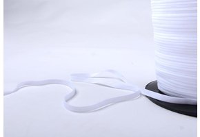 Gummiband Weiß 6 mm