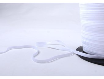 Band elastiek Wit 6 mm