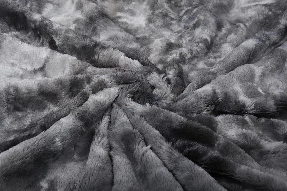 Tie-Dye Fur Grey