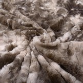 Tie-Dye Fur Brown Pink