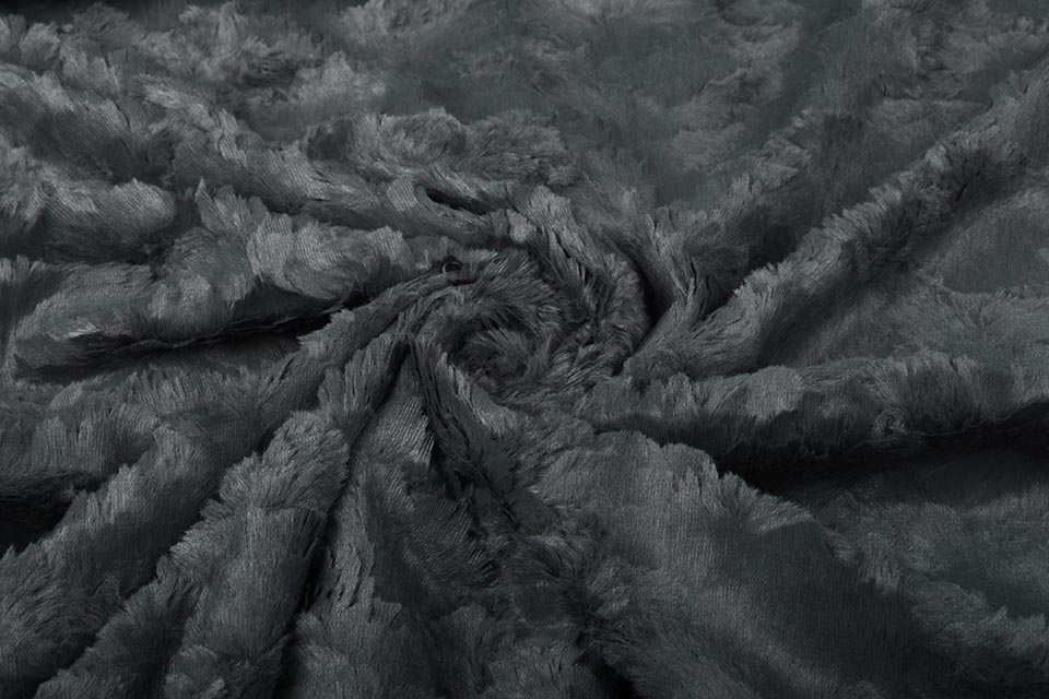 Pelz-Imitat Grau
