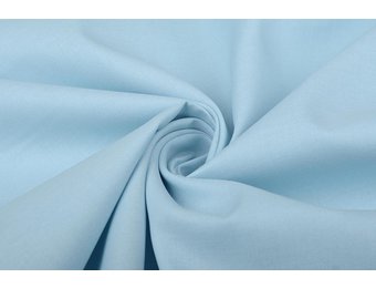 100% Baumwolle Babyblau