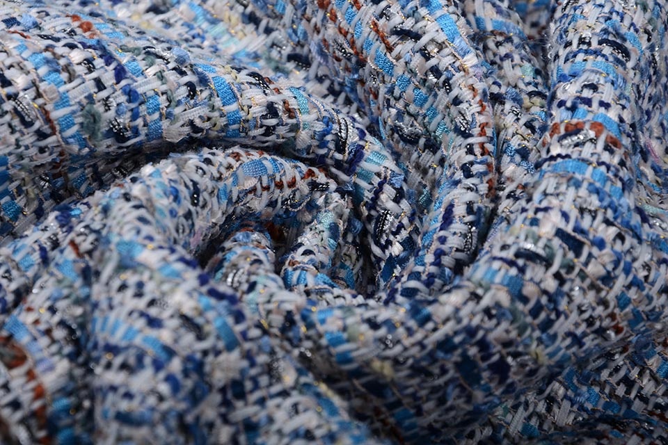 Bouclé Sjanelli Mix Blue