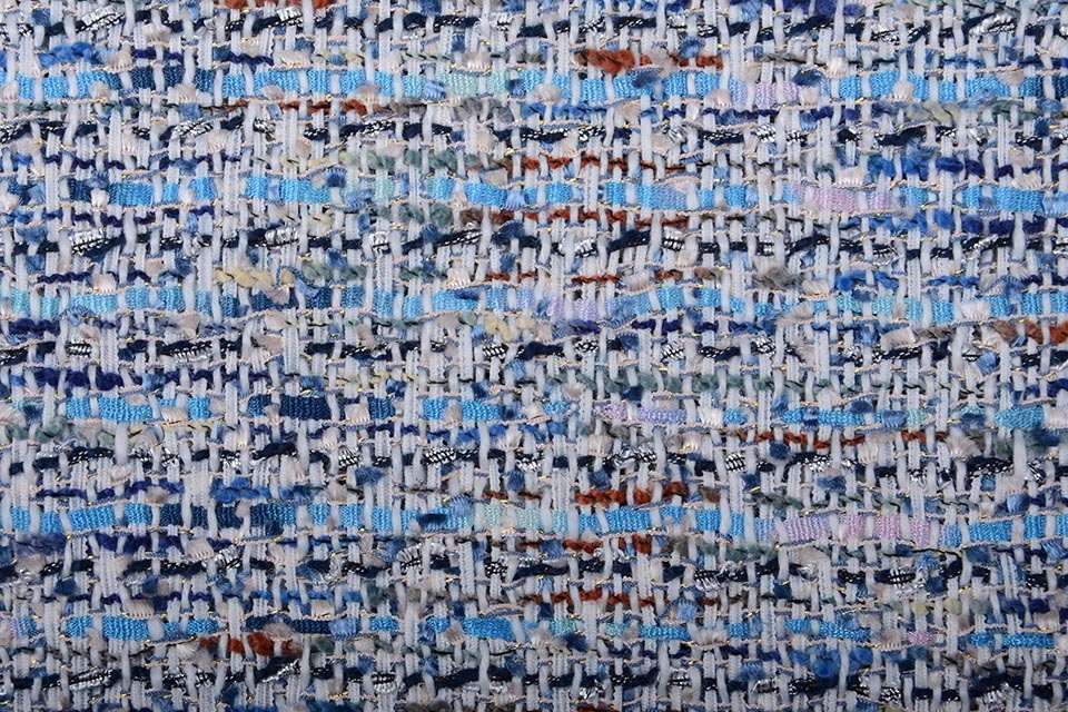 Bouclé Sjanelli Mix Blue