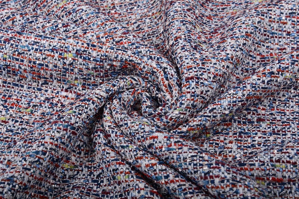 Bouclé Sjanelli Mix Red