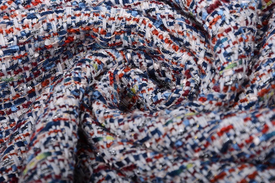 Bouclé Sjanelli Mix Red