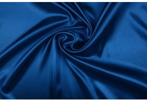 Poly Satin Empire Blue