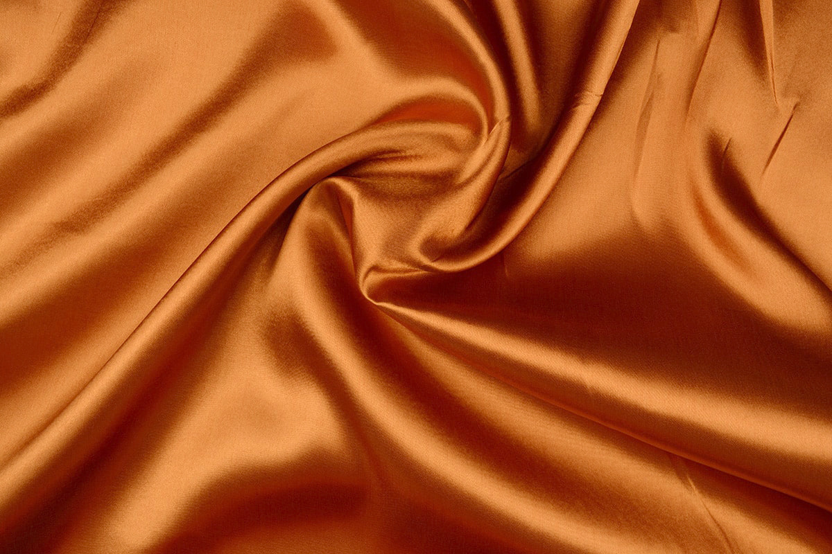 Poly Satijn Oranje Brique