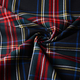 Scottish checks stretch 3 Black