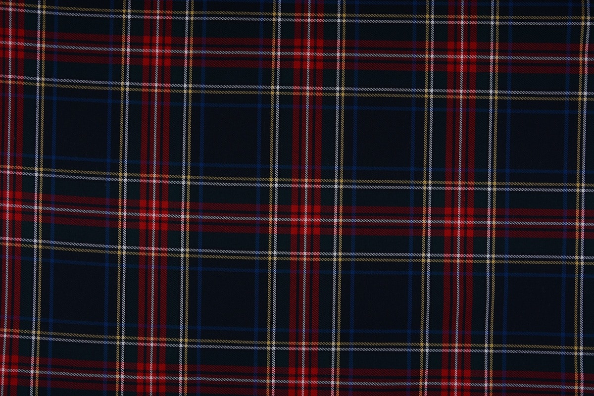 Scottish checks stretch 3 Black