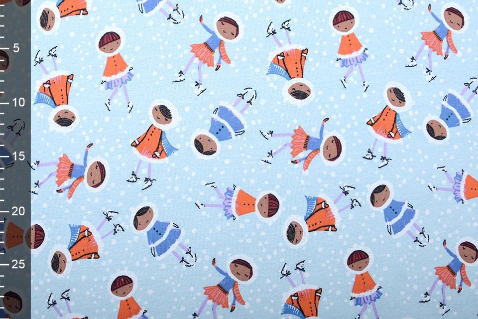 Jogging Alpenfleece Ice Skating Girl Light Blue