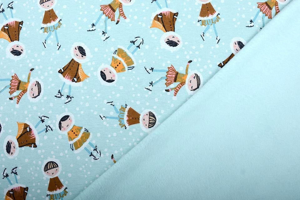 Jogging Alpenfleece Ice Skating Girl Mint Green