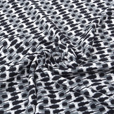 Crepe Printed Black/White