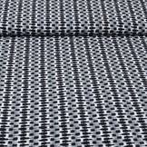 Crepe Bedruckt Schwarz/Weiß