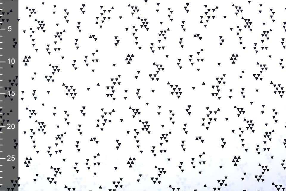 100% Cotton Triangla Black/White