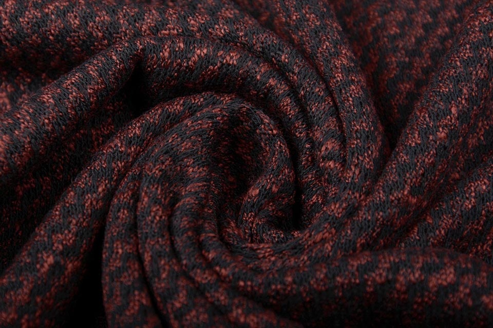 Jersey Sahara Zwart/Rood