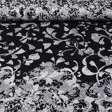 Digital Panel Viscose Jersey Wavuka Creme