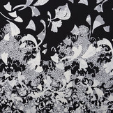 Digital Panel Viscose Jersey Wavuka Creme