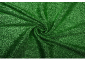 Knitted Glitter Metallic Grass Green