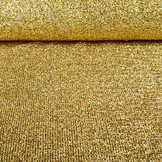 Gestricktes Glitzer Metallic Gold