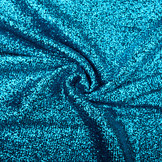 Knitted Glitter Metallic Aqua