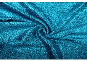 Knitted Glitter Metallic Aqua