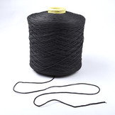 Elastisch Schwarz - 5 Meter