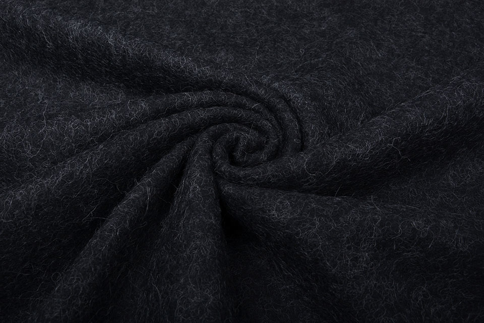 Boiled Wool Dark Grey