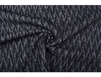 Gewebte WollStoff ZigZag