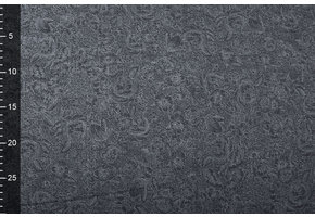 Jacquard Gewebte Baumwolle Grau Jeans
