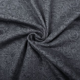 Jacquard Geweven Katoen Grijs Jeans