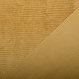 Katoenen Tricot Corduroy Brede Rib Donker Oker