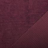 Katoenen Tricot Corduroy Brede Rib Aubergine