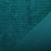 Cotton Jersey Corduroy Wide Rib Petrol