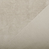 Cotton Jersey  Corduroy Wide Rib Beige
