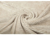 Cotton Jersey  Corduroy Wide Rib Beige