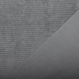 Katoenen Tricot Corduroy Brede Rib Grijs Taupe