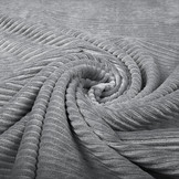 Cotton Jersey Corduroy Wide Rib Grey Taupe