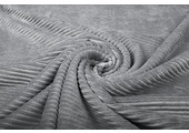 Cotton Jersey Corduroy Wide Rib Grey Taupe