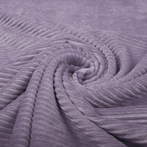 Katoenen Tricot Corduroy Brede Rib Oud Lila