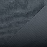 Cotton Jersey Corduroy Wide Rib Dark Grey