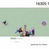 Digital Panel Party Girl French Terry  Old Mint