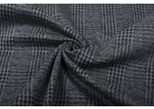 Stretch Cotton Pied de Poule Grey