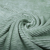 Katoenen Tricot Corduroy Brede Rib Oud Groen